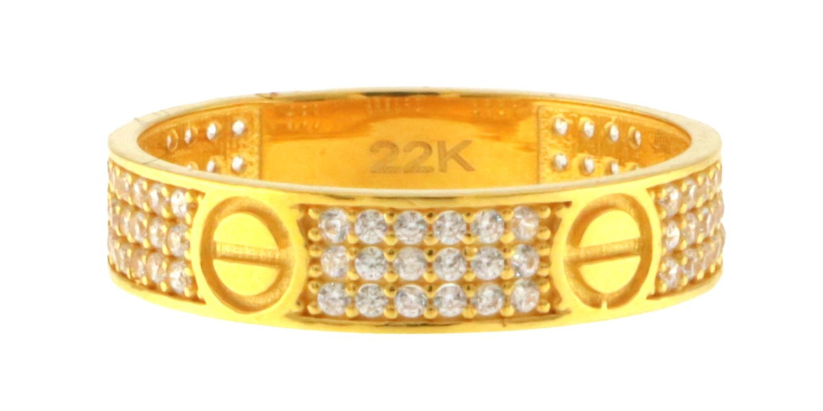 "Radiant Opulence: The Timeless Allure of 22ct Gold Ladies Wedding Bands"