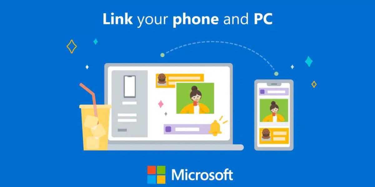 What are the steps to set up Microsoft Phone Link on my Galaxy smart phone?