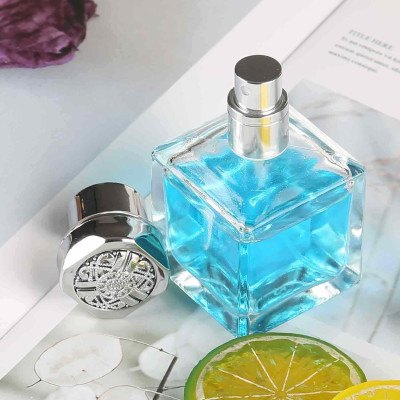 50ml Square Perfume Glass Bottle With Silver Cap Profile Picture