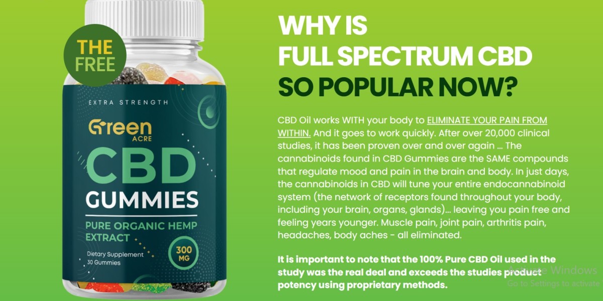 Green Acre CBD Gummies Price In USA Working, Benefits & Reviews [2024]