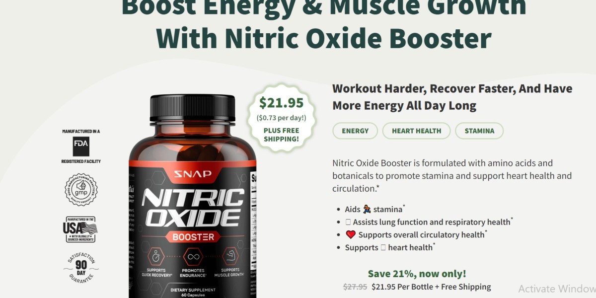 Snap Nitric Oxide Booster Pills Reviews & Price In USA