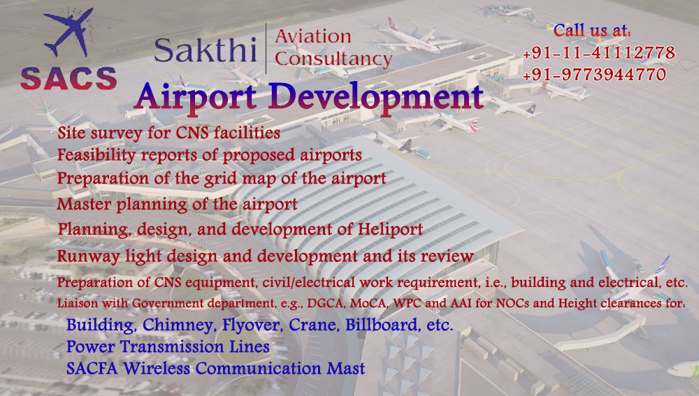 Airport Development in India - Sakthi Aviation Consultancy Services