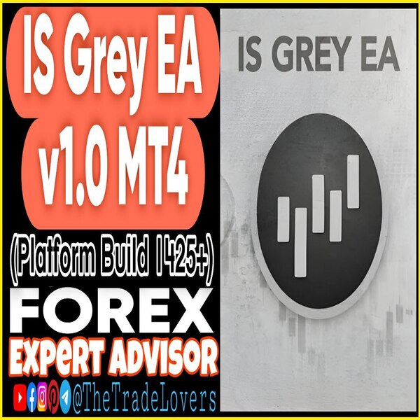 IS Grey EA v1.0 MT4 (Works on Build 1425+) | Forex Robot | MT4 Expert Advisor - The Trade Lovers