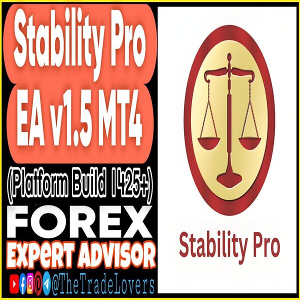 Stability Pro EA v1.5 MT4 (Works on Build 1425+) | Forex Robot | MT4 Expert Advisor - The Trade Lovers