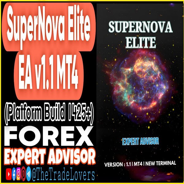 SuperNova Elite EA v1.1 MT4 (Works on Build 1425+) | Forex Robot | MT4 Expert Advisor - The Trade Lovers