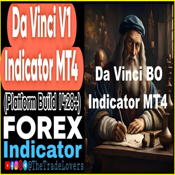 Da Vinci BO Indicator MT4 (Platform Build 1428+) Forex MT4 Indicators - The Trade Lovers