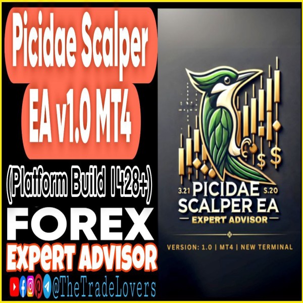 Picidae Scalper EA v1.0 MT4 + Sets (Works on Build 1428+) | Forex Robot | MT4 Expert Advisor - The Trade Lovers