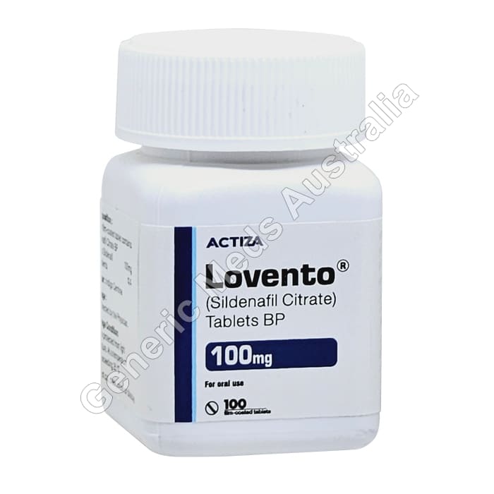 Lovento 100 mg (Sildenafil) | An Effective ED Medication For Men