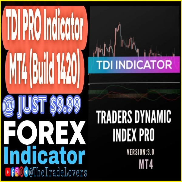 Traders Dynamic Index Pro Indicator MT4 (Works on Build 1421+) | Forex MT4 Indicators - The Trade Lovers