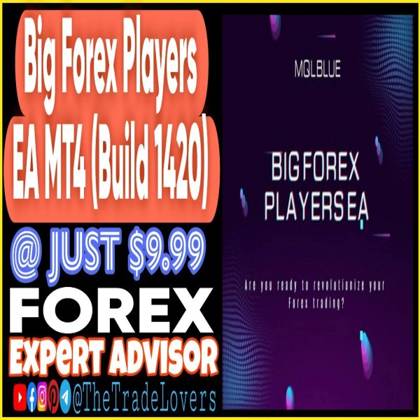 Big Forex Players EA MT4 (Works on Build 1421+) | Forex Robot | MT4 Expert Advisor - The Trade Lovers