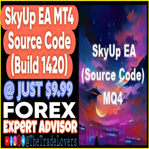 SkyUp EA MT4 MQ4 Source Code MQ4 (Works on Build 1421+) | Forex Robot | MT4 Expert Advisor - The Trade Lovers