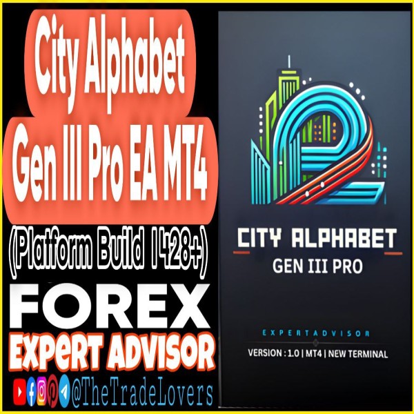 City Alphabet Gen III Pro EA MT4 (Works on Build 1428+) | Forex Robot | MT4 Expert Advisor - The Trade Lovers