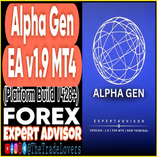 Alpha Gen EA V1.9 MT4 (Works on Build 1428+) | Forex Robot | MT4 Expert Advisor - The Trade Lovers