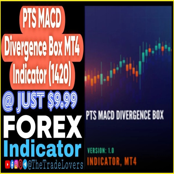 PTS MACD Divergence Box Indicator V1.0 MT4 (Works on Build 1421+) | Forex MT4 Indicators - The Trade Lovers