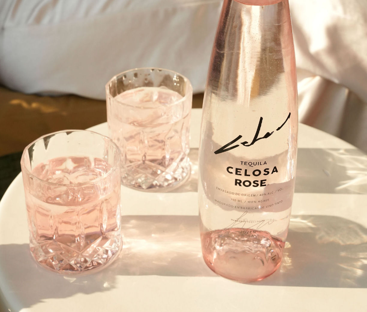 Celosa Pink Tequila Bottle and Unique Rosé Experience