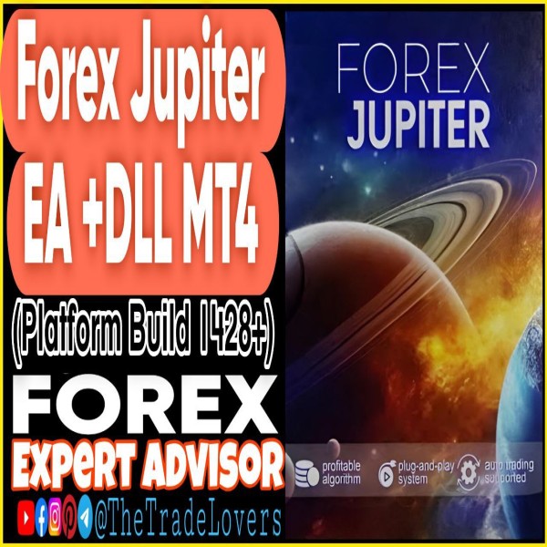 Forex Jupiter EA MT4 + DLL (Works on Build 1428+) | Forex Robot | MT4 Expert Advisor - The Trade Lovers