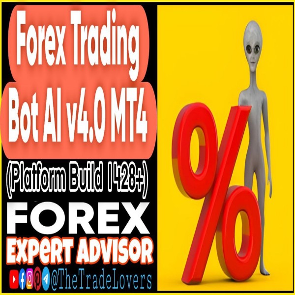 Forex Trading Bot AI v4.0 MT4 (Works on Build 1428+) | Forex Robot | MT4 Expert Advisor - The Trade Lovers