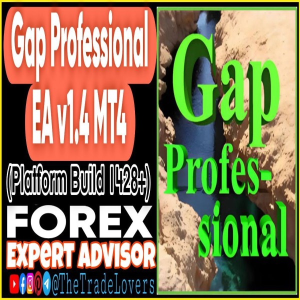 Gap Professional EA V1.4 MT4 (Works on Build 1428+) | Forex Robot | MT4 Expert Advisor - The Trade Lovers