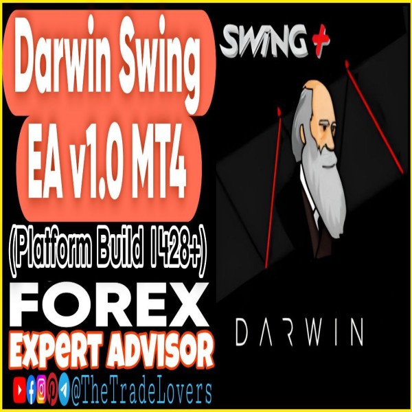 Darwin Swing EA MT4 (Works on Build 1428+) | Forex Robot | MT4 Expert Advisor - The Trade Lovers