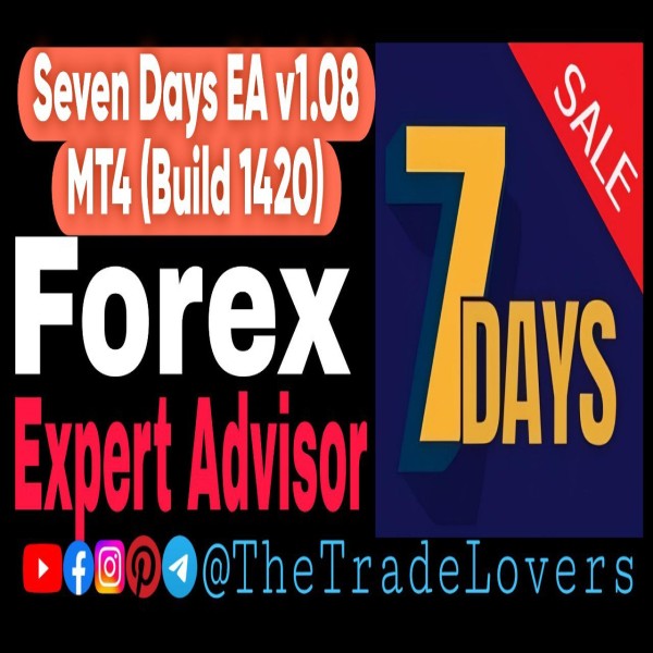 Surf Market 7 Days EA v1.10 MT4 (Works on Build 1420) | Forex Robot | MT4 Expert Advisor - The Trade Lovers