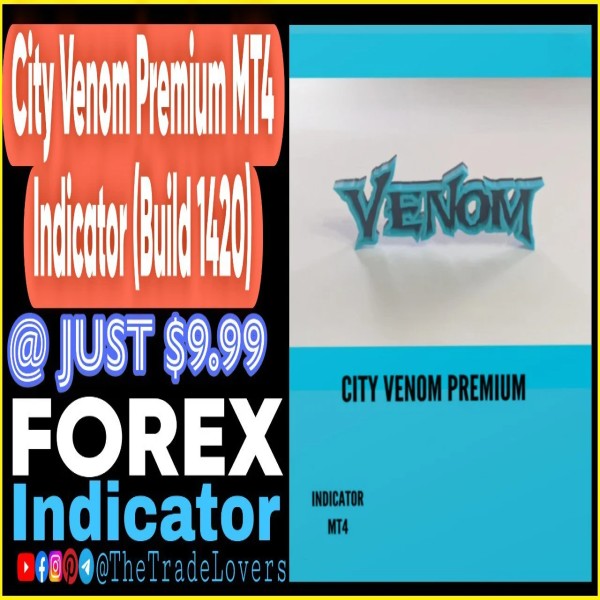 City Venom Premium Indicator MT4 (Works on Build 1421+) | Forex MT4 Indicators - The Trade Lovers