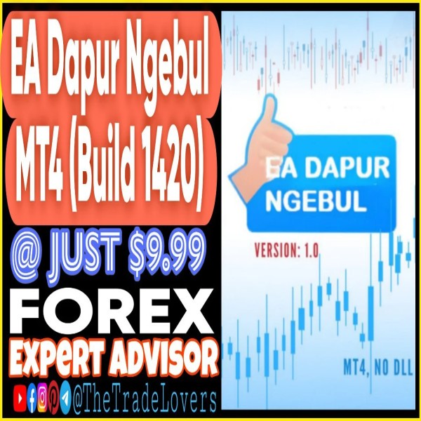 EA Dapur Ngebul MT4 (Works on Build 1421+) | Forex Robot | MT4 Expert Advisor - The Trade Lovers