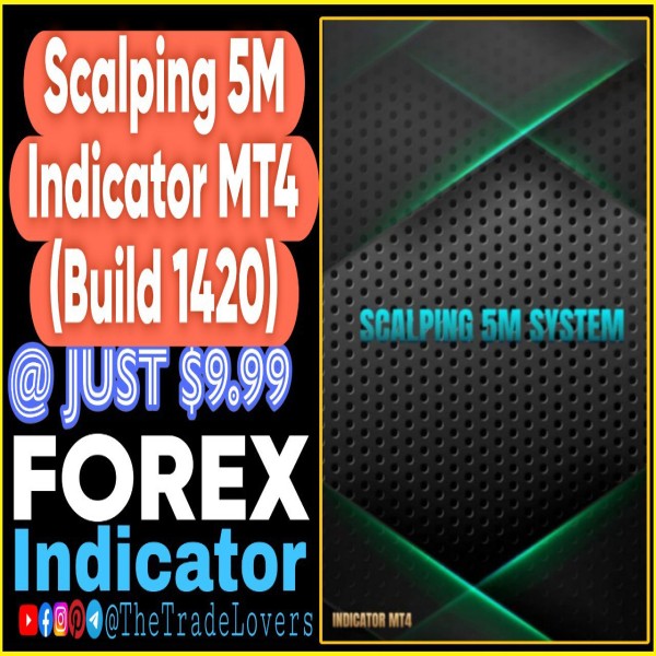 Scalping 5M System Indicator MT4 (Works on Build 1421+) | Forex MT4 Indicators - The Trade Lovers