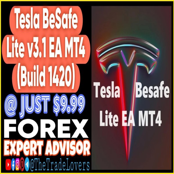 Tesla Besafe Lite EA MT4 (Works on Build 1421+) | Forex Robot | MT4 Expert Advisor - The Trade Lovers