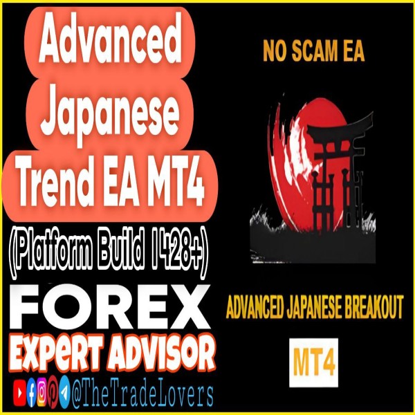 Advanced Japanese Trend EA MT4 (Works on Build 1428+) | Forex Robot | MT4 Expert Advisor - The Trade Lovers