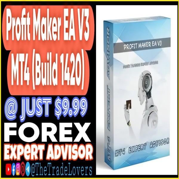 Profit Maker V3 EA MT4 (Works on Build 1421+) | Forex Robot | MT4 Expert Advisor - The Trade Lovers