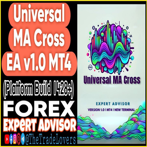 Universal MA Cross EA V1.0 MT4 (Works on Build 1428+) | Forex Robot | MT4 Expert Advisor - The Trade Lovers