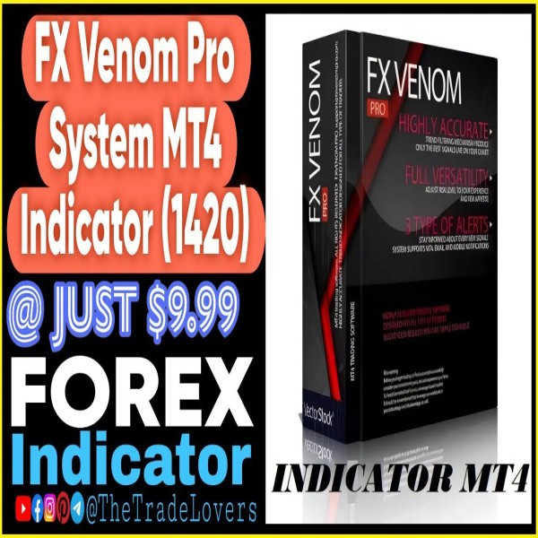 FX Venom Pro Indicator V1.0 MT4 (Works on Build 1421+) | Forex MT4 Indicators - The Trade Lovers