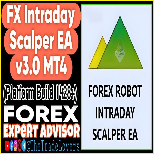 FX Intraday Scalper EA v3.0 MT4 + Sets (Works on Build 1428+) | Forex Robot | MT4 Expert Advisor - The Trade Lovers