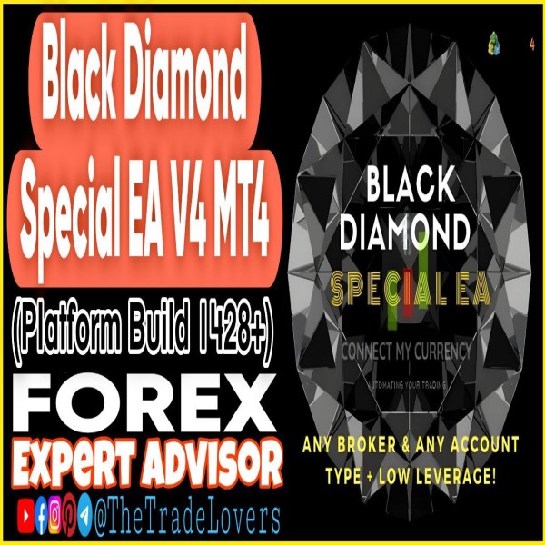 Black Diamond EA V4.00 MT4 (Works on Build 1428+) | Forex Robot | MT4 Expert Advisor - The Trade Lovers