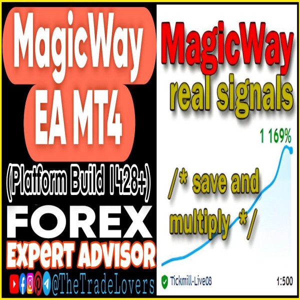 MagicWay EA MT4 (Works on Build 1428+) | Forex Robot | MT4 Expert Advisor - The Trade Lovers