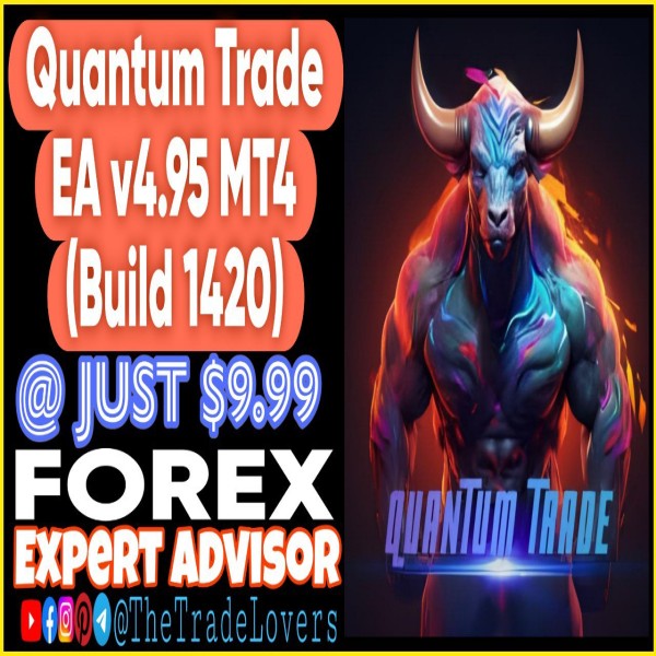 Quantum Trade EA V4.95 MT4 with SetFiles (Works on Build 1421+) | Forex Robot | MT4 Expert Advisor - The Trade Lovers