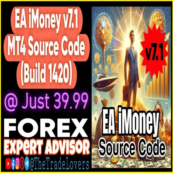 EA iMoney V7.1 MT4 MQ4 Source Code (Works on Build 1421+) | Forex Robot | MT4 Expert Advisor - The Trade Lovers