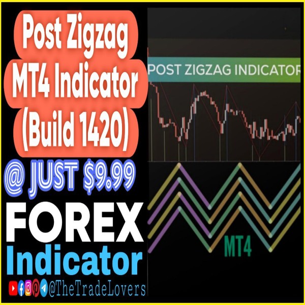 Post Zigzag Indicator MT4 (Works on Build 1421+) | Forex MT4 Indicators - The Trade Lovers