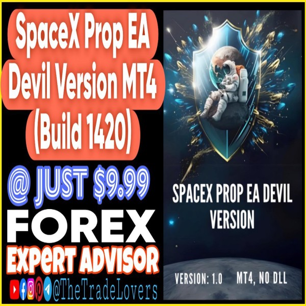 SpaceX Prop EA Devil Version V1.0 MT4-MT5 (Works on Build 1421+) | Forex Robot | MT4 Expert Advisor - The Trade Lovers