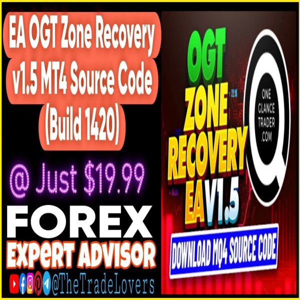 OGT Zone Recovery EA V1.5.1 MQ4 Source Code (Works on Build 1421+) | Forex Robot | MT4 Expert Advisor - The Trade Lovers