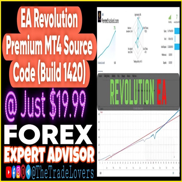 EA Revolution MT4 MQ4 Source Code (Works on Build 1421+) | Forex Robot | MT4 Expert Advisor - The Trade Lovers