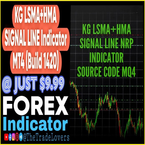 KG LSMA+HMA Signal Line NRP Indicator MQ4 (Works on Build 1421+) | Forex MT4 Indicators - The Trade Lovers