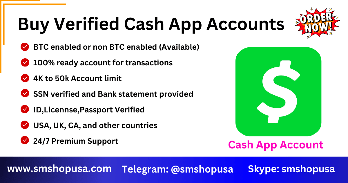 Buy Verified Cash App Accounts - Instant Access & 100% Safe