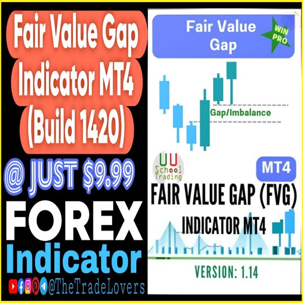 Fair Value Gap Indicator V1.14 MT4 (Works on Build 1421+) | Forex MT4 Indicators - The Trade Lovers