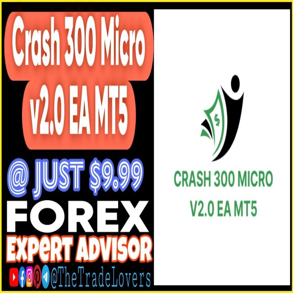 CRASH 300 MICRO V2.0 EA MT5 (Works on Build 4468+) | Forex Robot | MT5 Expert Advisor - The Trade Lovers