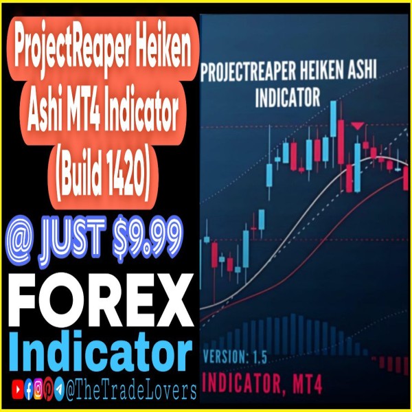 Projectreaper Heiken Ashi Indicator V1.5 MT4 (Works on Build 1421+) | Forex MT4 Indicators - The Trade Lovers