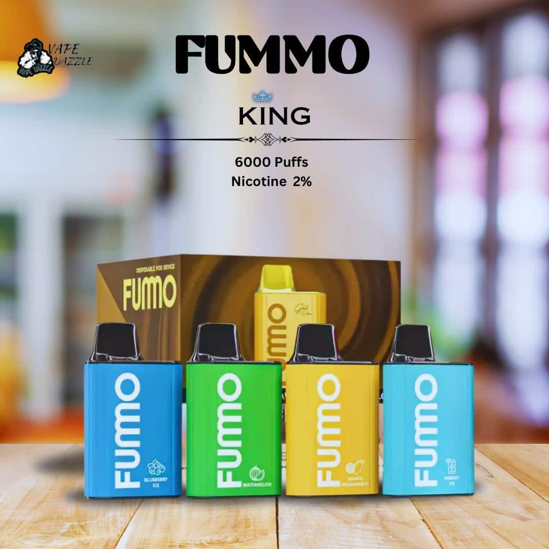 Fumo King 6000 Puffs 2% Nic Most Selling disposable vape UAE