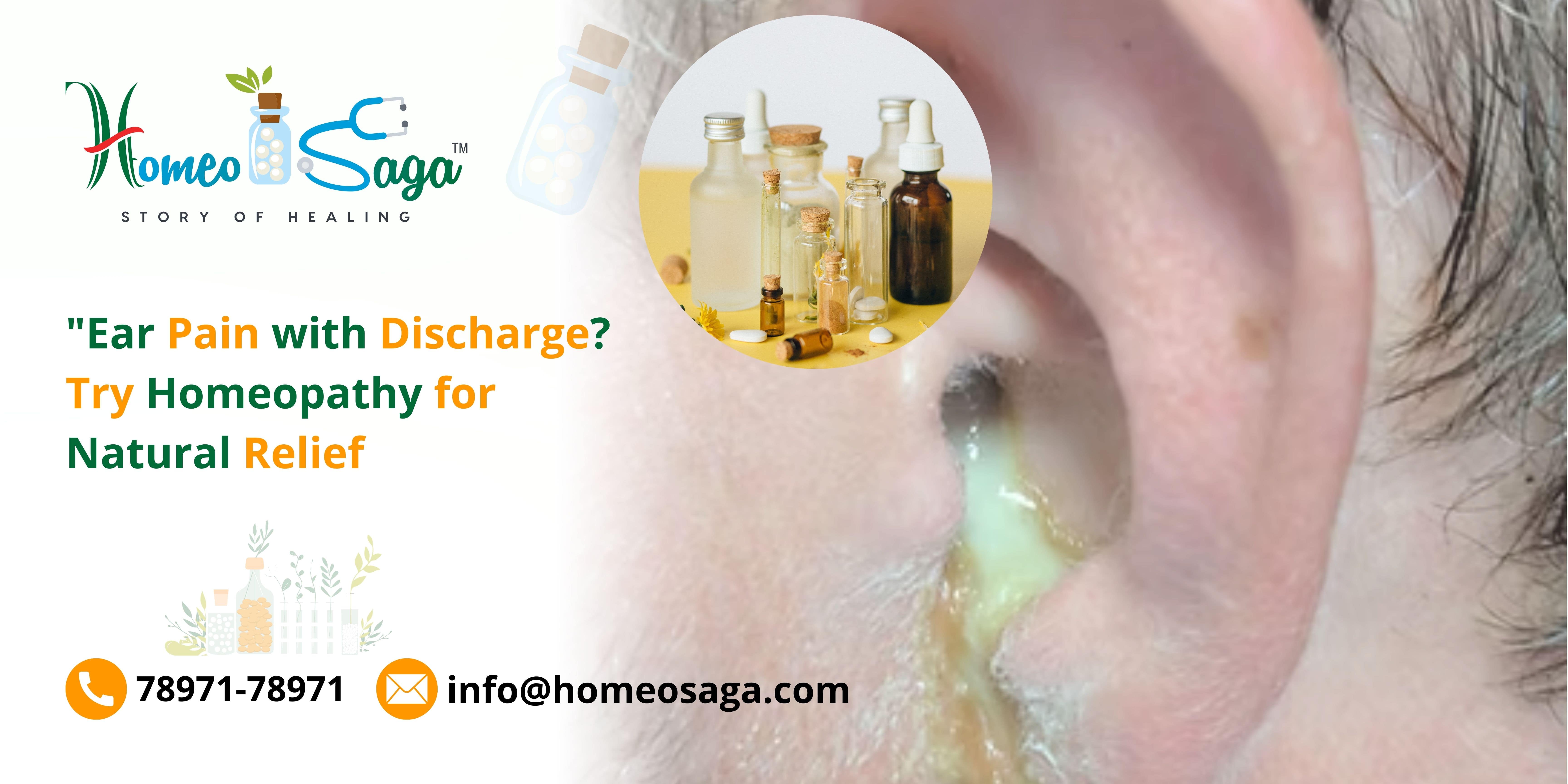 Ear Pain with Discharge? Try Homeopathy for Natural Relief