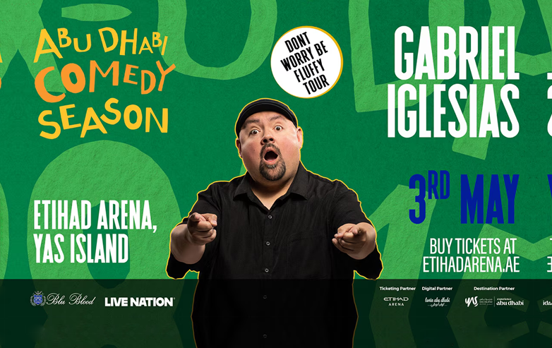 Don't Worry Be Fluffy Gabriel Iglesias Live at Yas Bay - Book Now !