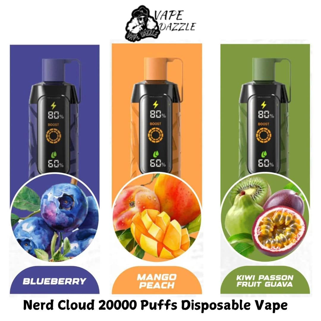 Nerd Cloud 20000 Puffs Disposable Vape - Best Price in Dubai